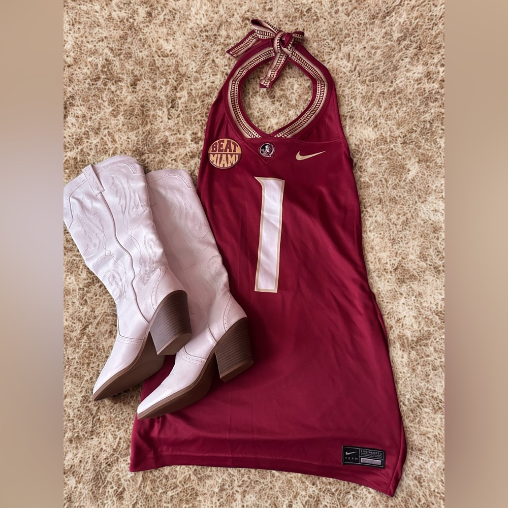 Custom made FSU Jersey dress